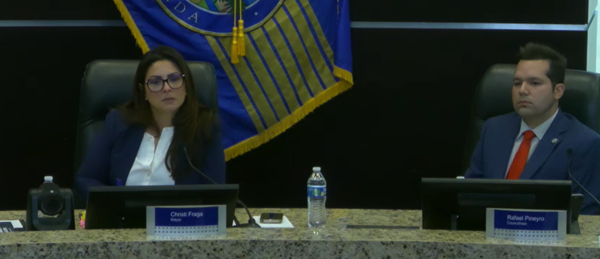 Doral Mayor Christi Fraga expressed disappointment after City Manager Bárbara Hernández was fired by the council after allegations of a conflict of interest arose.