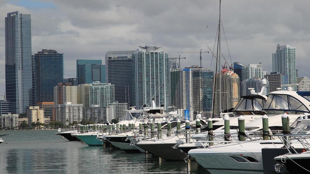 La Marina Rickenbacker, en Miami.