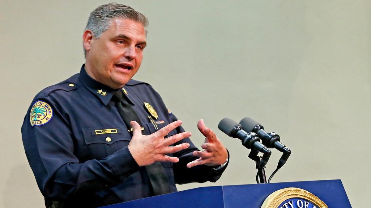 
El jefe del departamento de Policía de Miami Rodolfo Llanes.

