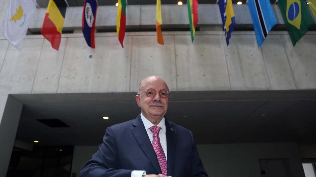 Eduardo Padrón, presidente del Miami Dade College, en el MDC Wolfson Campus, en junio pasado.