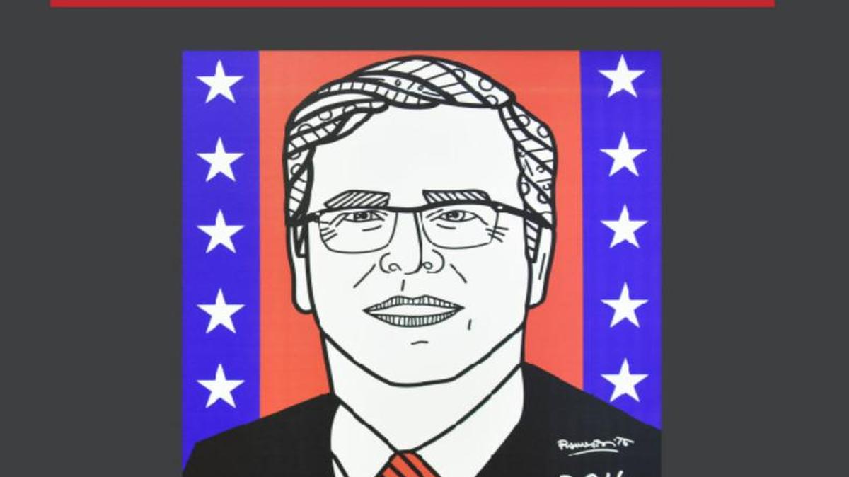 La actividad de Jeb Bush, organizada por Romero Britto, contará con un retrato del candidato hecho por el pintor.