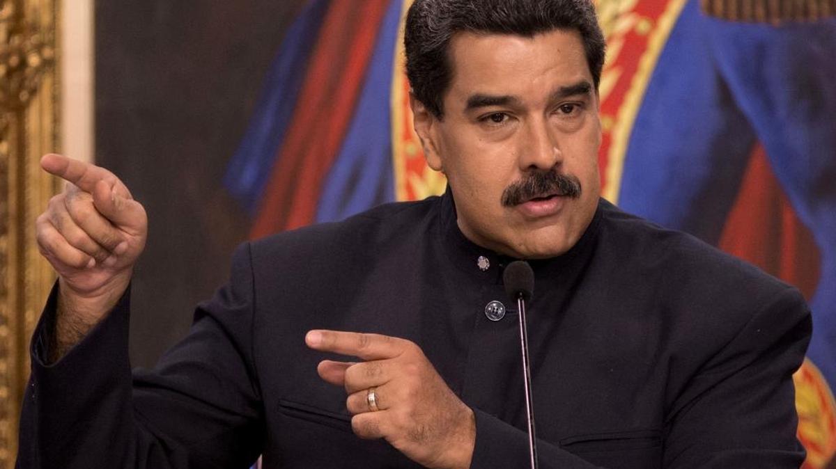 El presidente Nicolás Maduro en una conferencia de prensa en Caracas, Venezuela, el 22 de agosto del 2017.