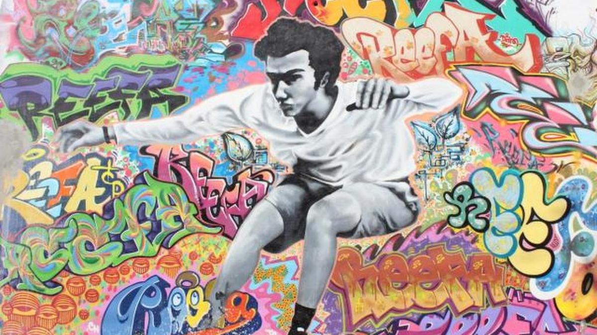 
A mural in Miami-Dade  honors the late Israel Hernández, a grafitti artist killed by Miami Beach police..
