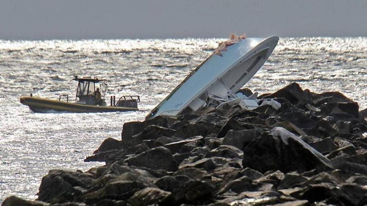 La embarcación del lanzador estrella José Fernández se estrelló contra un rompeolas en Government Cut el 25 de septiembre del 2016.