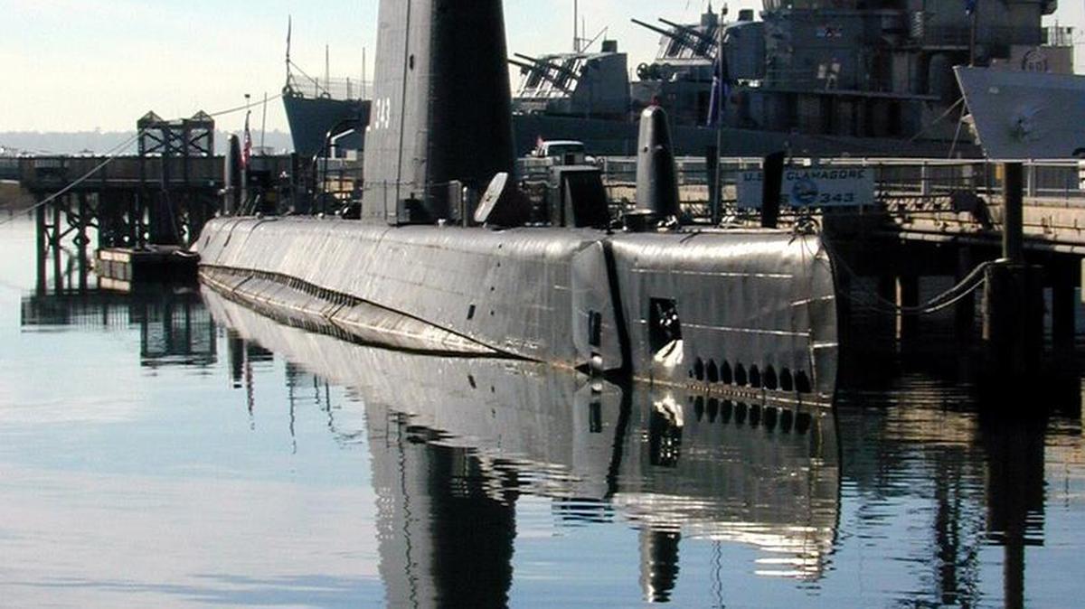 El submarino USS Clagamore, que con 71 años de antigüedad formó parte de la flota de la Armada estadounidense desde 1945 hasta 1975.