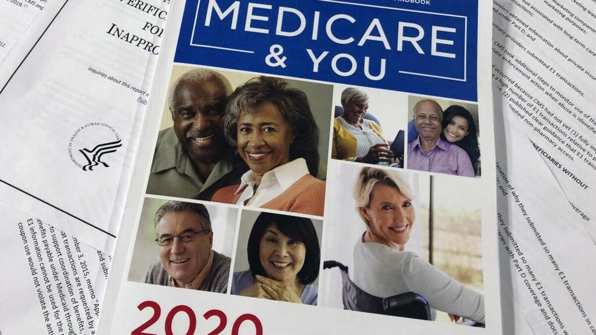 El folleto oficial del programa Medicare para el año 2020.