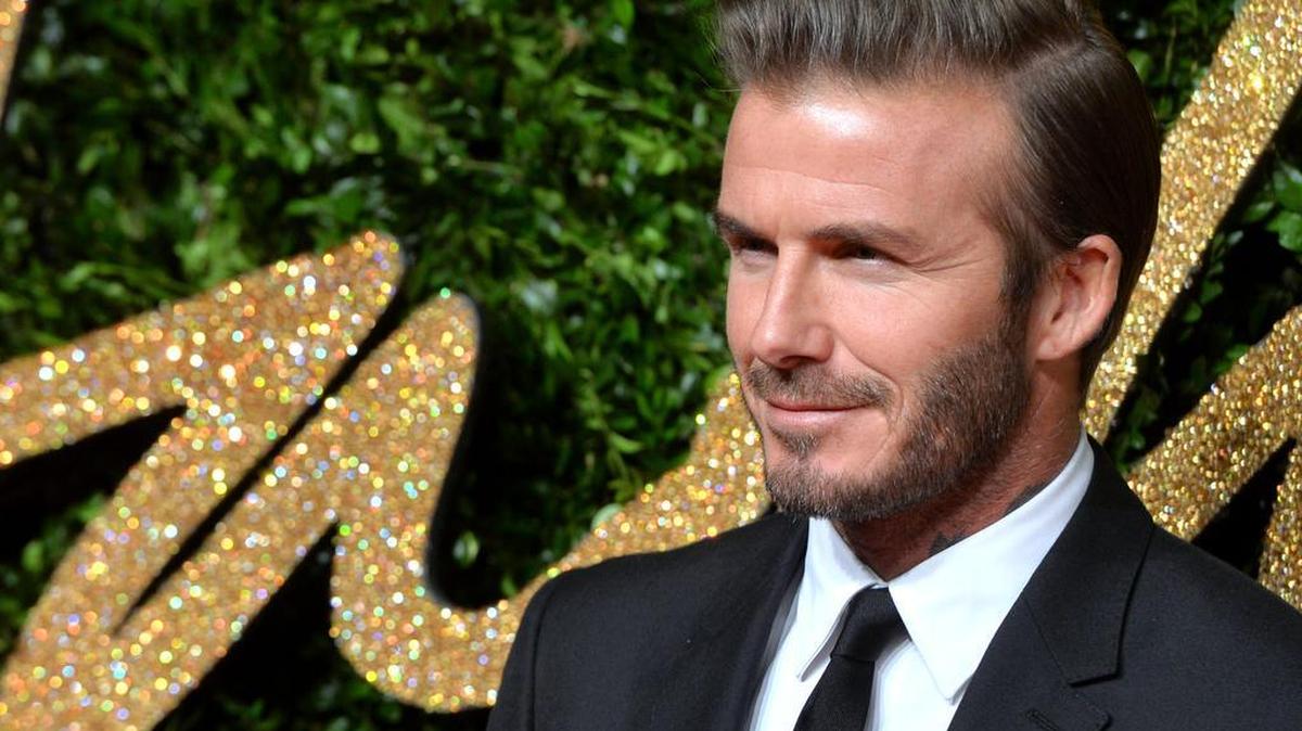 David Beckham asiste a los Premios de la Moda Británica, el 23 de noviembre en Londres.