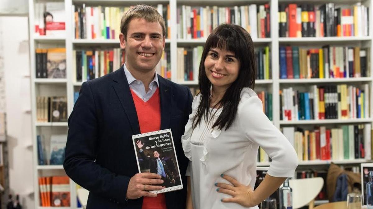 Los periodistas Eduardo Suárez y María Ramírez presentan ‘Marco Rubio y la hora de los hispanos’, el domingo 6 en Books and Books.