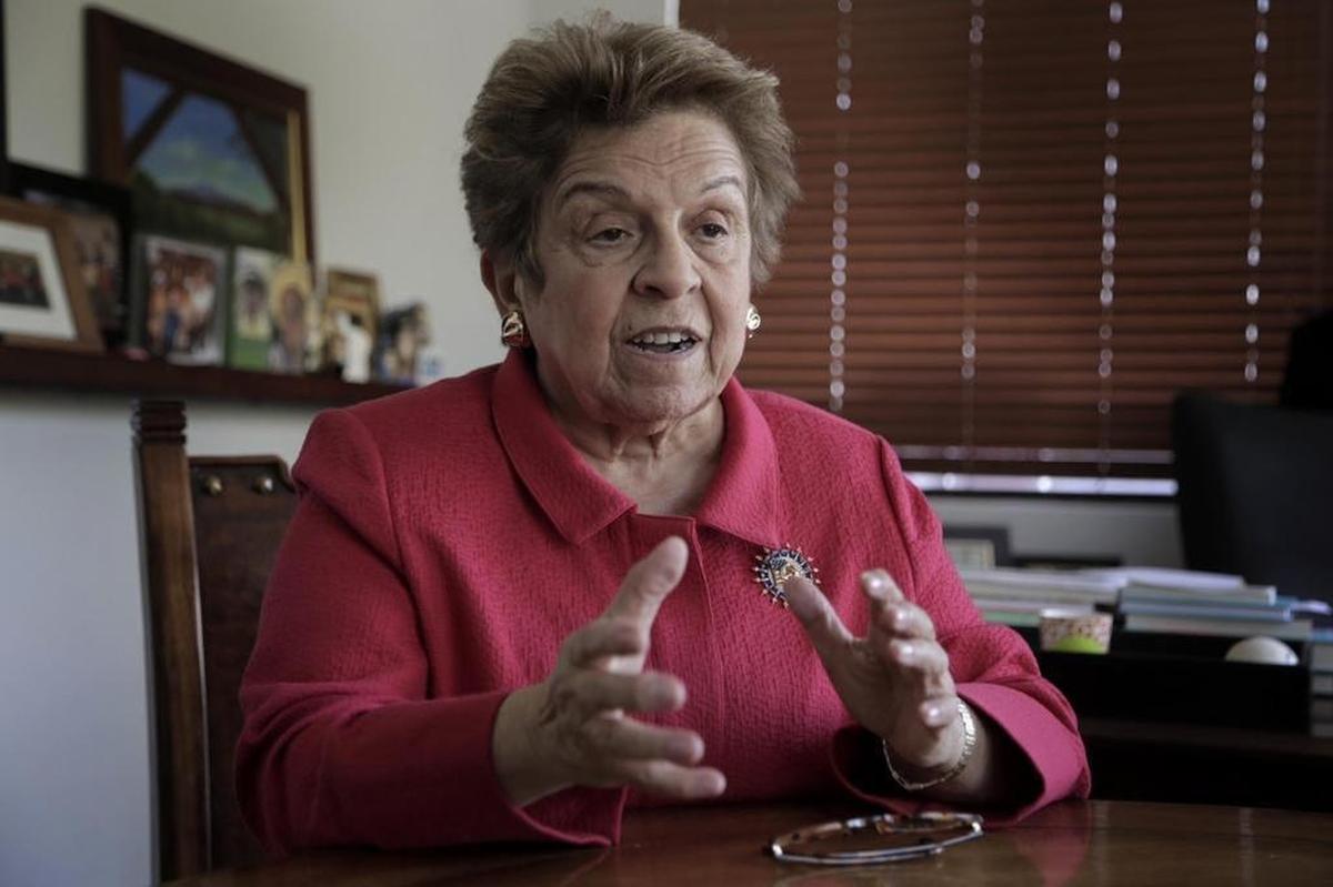 Donna Shalala says Richardson's commercials challenging her stance on healthcare misrepresent her current position and history on subject.