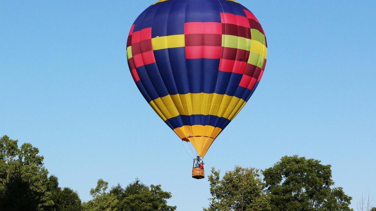 Archivo de un globo aerostático el 15 de julio de 2016 en Michigan, Estados Unidos.