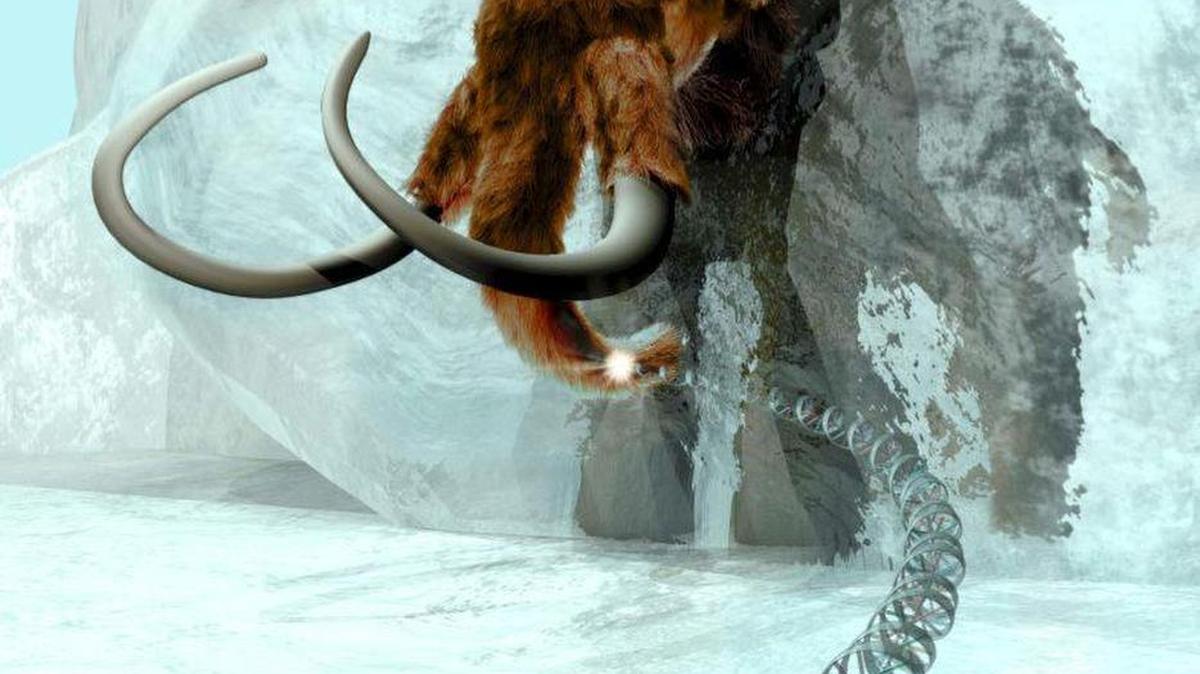 En la imagen, una ilustración del animal prehistórico.