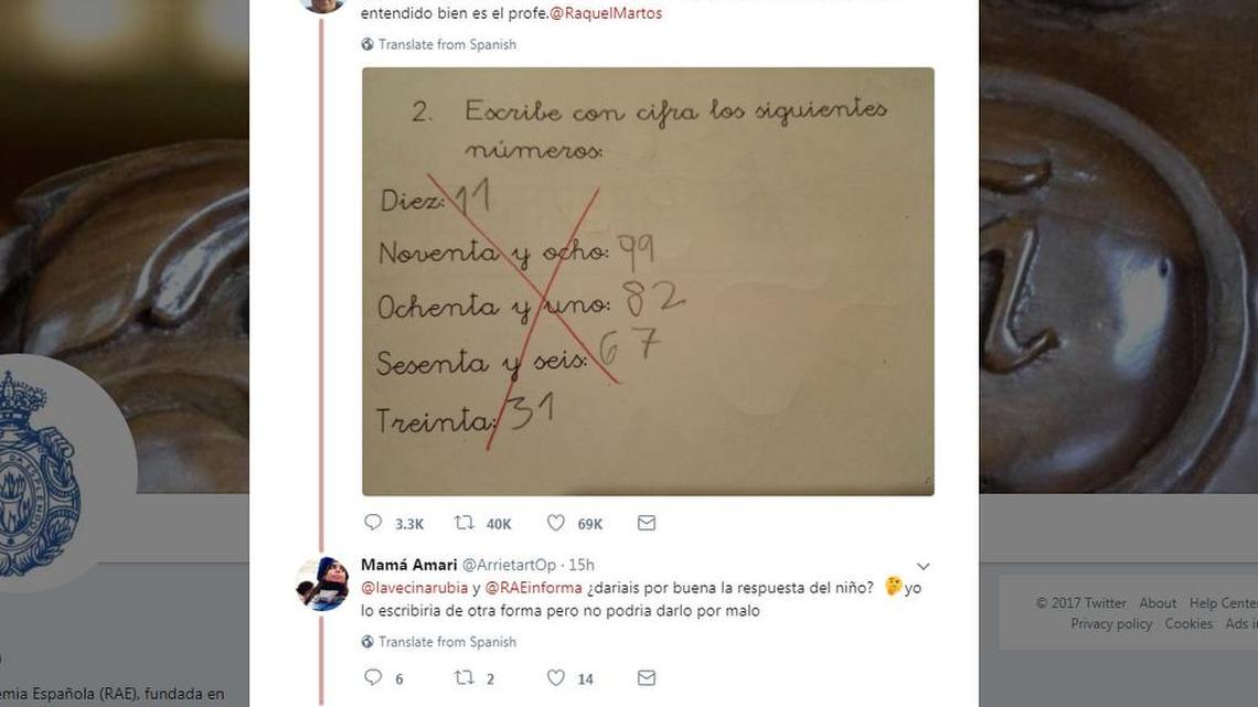 Captura de pantalla de Twitter