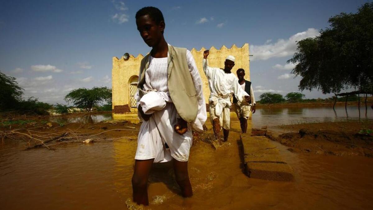 Miles de casas han sido destruidas y varias aldeas han quedado sumergidas después de inundaciones provocadas por lluvias torrenciales en todo Sudán.