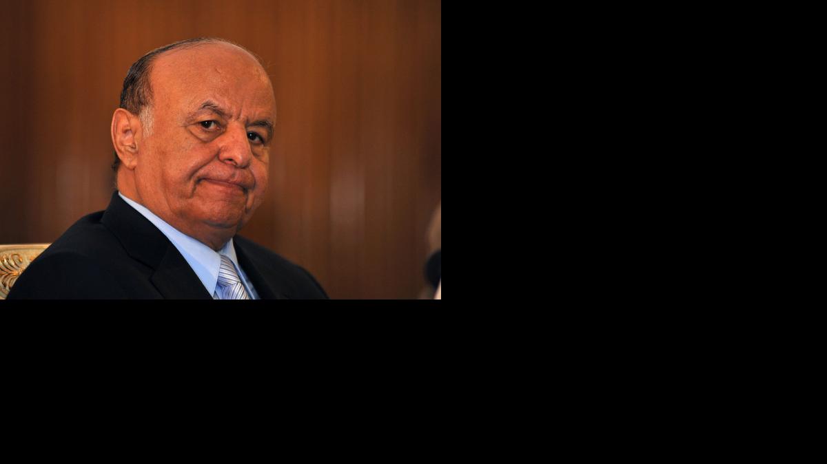 
El presidente yemení, Abdo Rabu Mansur Hadi, en el palacio presidencial de Saná, Yemen. Hadi presentó el jueves su dimisión poco después de que se conociera la renuncia del primer ministro, Jaled Bahah. Foto archivo


