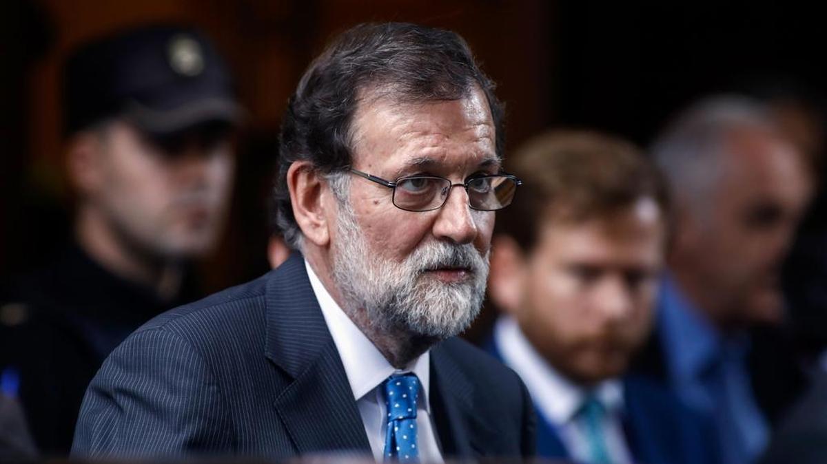 El presidente del Gobierno español, Mariano Rajoy, en una sesión parlamentaria el 31 de mayo de 2017.