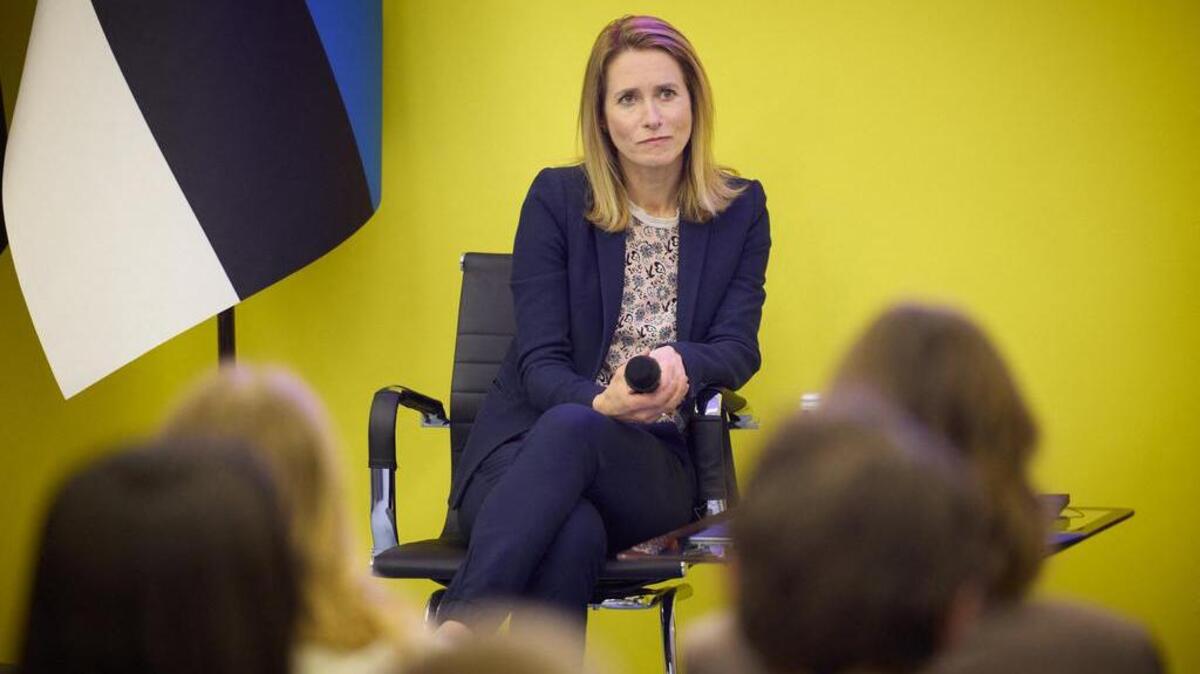 La primer ministro de Estonia, Kaja Kallas.
