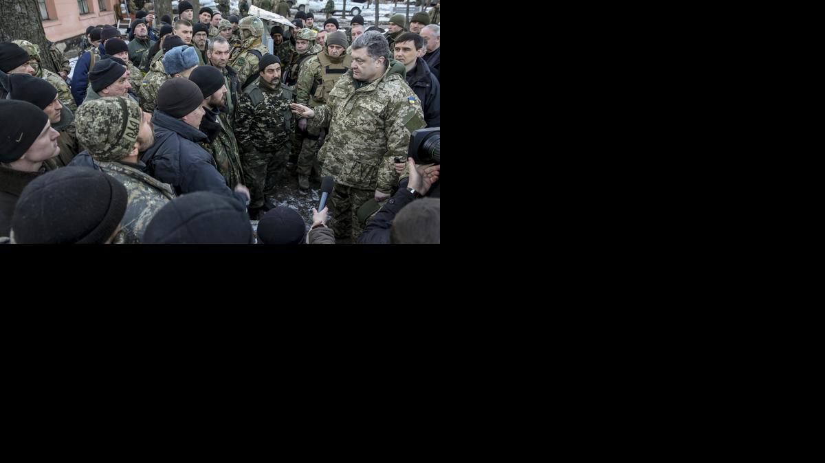 <cutline_leadin>Poroshenko confirmo</cutline_leadin> el miércoles que el 80 por ciento del contingente ucraniano desplegado en Debáltsevo, ya se ha retirado de esa estratégica ciudad.<252><252>