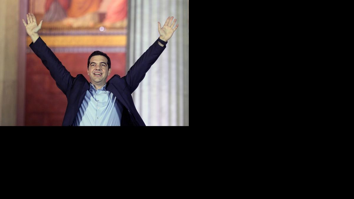 
El lider de la formación izquierdista Syriza, Alexis Tsipras, vencedor de las elecciones griegas, afirmó que “el pueblo le ha dado un mandato claro”. 
