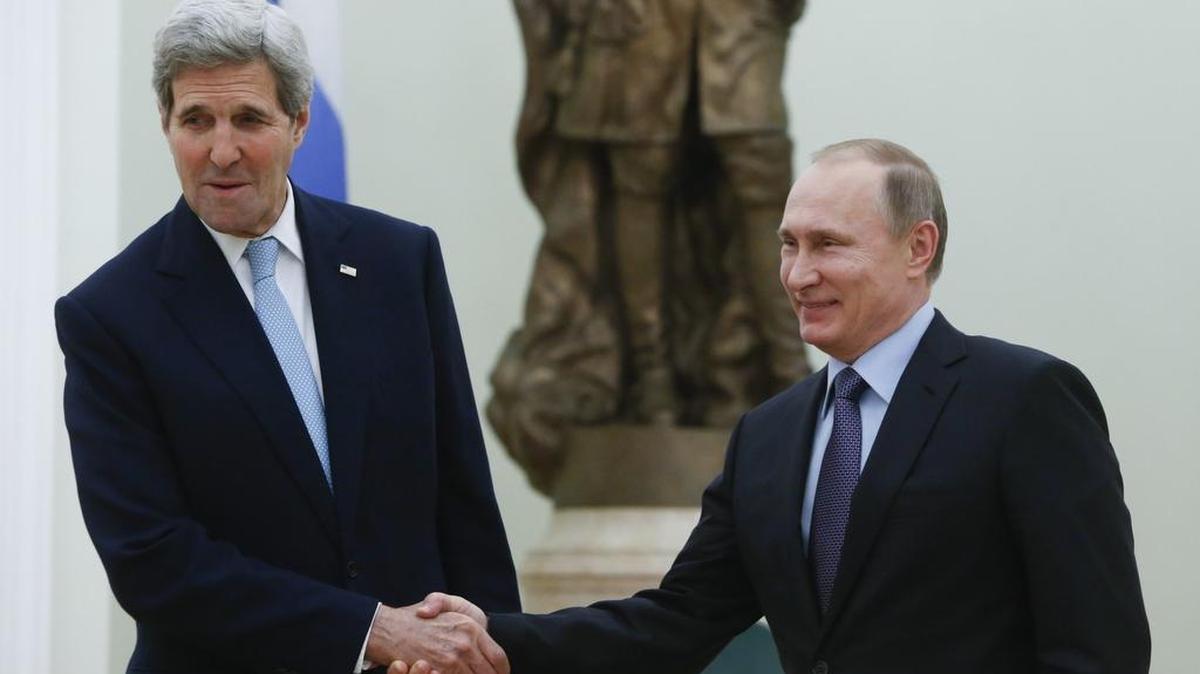 EEUU y Rusia anunciaron el martes una reunión internacional crucial sobre Siria en NY a finales de semana tras conversaciones en el Kremlin entre Kerry y Putin.