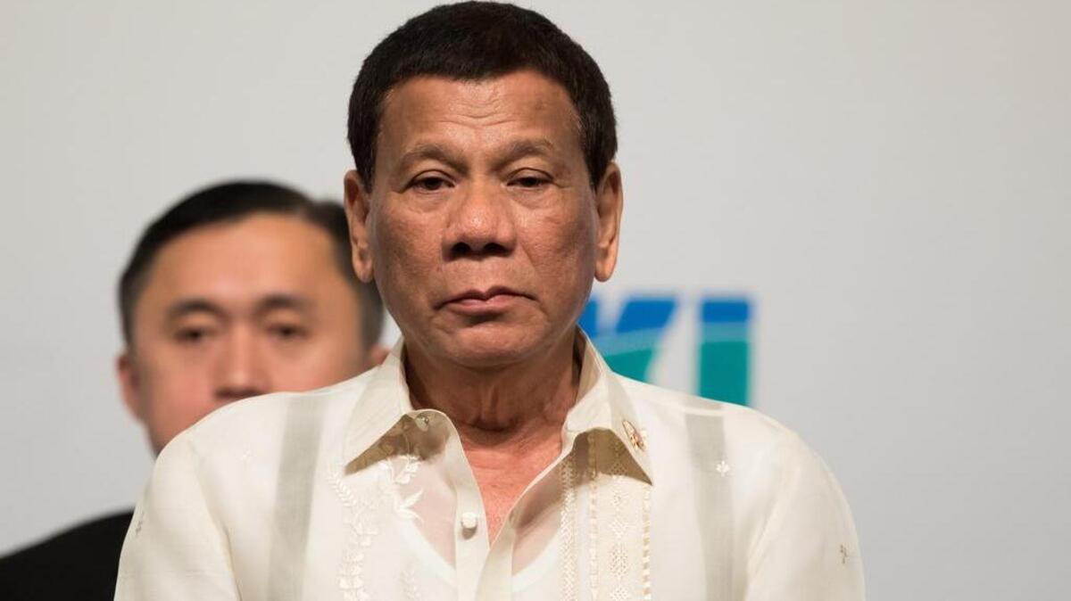El presidente filipino, Rodrigo Duterte.