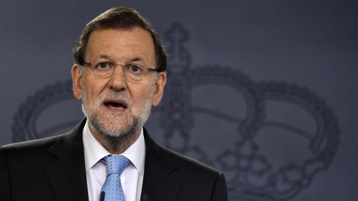 El presidente del gobierno español, Mariano Rajoy durante una conferencia de prensa el miércoles 11 de noviembre en Madrid.