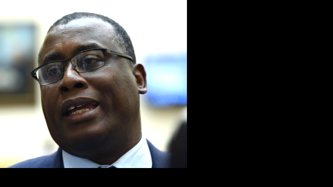 El disidente cubano Jorge Luis García Pérez, conocido como "Antúnez", habla durante una audiencia en el Subcomité de Derechos Humanos de la Cámara baja estadounidense el jueves 5 de febrero de 2015, en Washington (DC, EEUU).