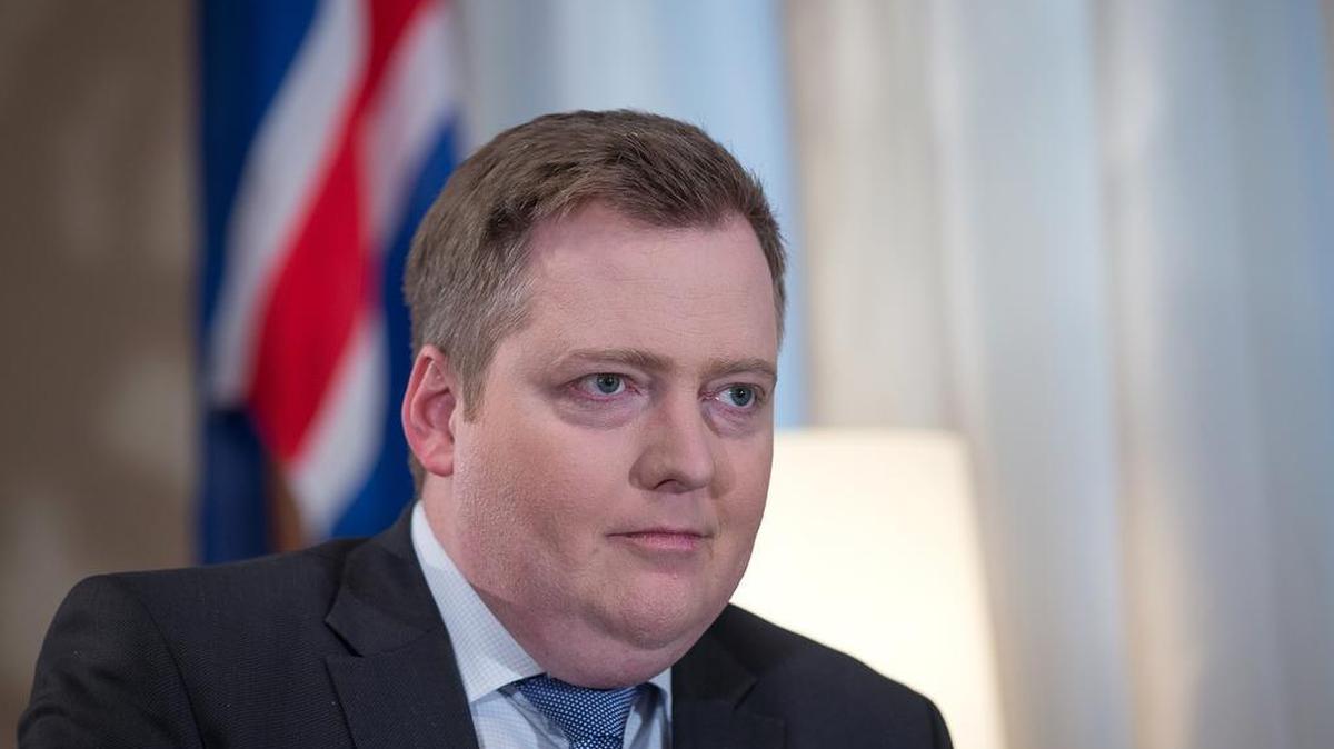 Sigmundur Gunnlaugsson, primer ministro de Islandia, durante una entrevista de Bloomberg Television en Reykjavik, Islandia, el 14 de enero.