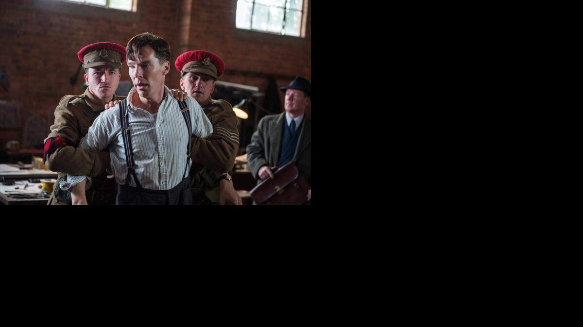 
Benedict Cumberbatch (cent.) interpreta al criptólogo británico Alan Turing en la película ‘El código Enigma’ (‘The Imitation Game’).
