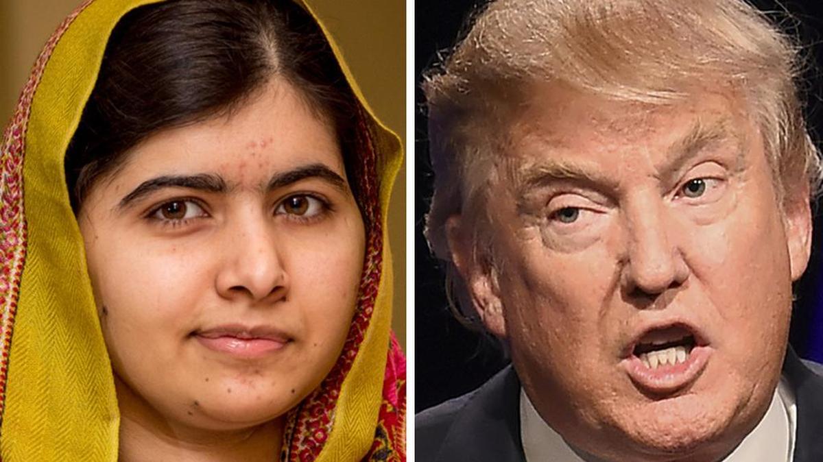 “La verdad es que es realmente trágico oír estos comentarios que están llenos de odio” dijo Malala Yousafzai sobre las declaraciones de Donald Trump.