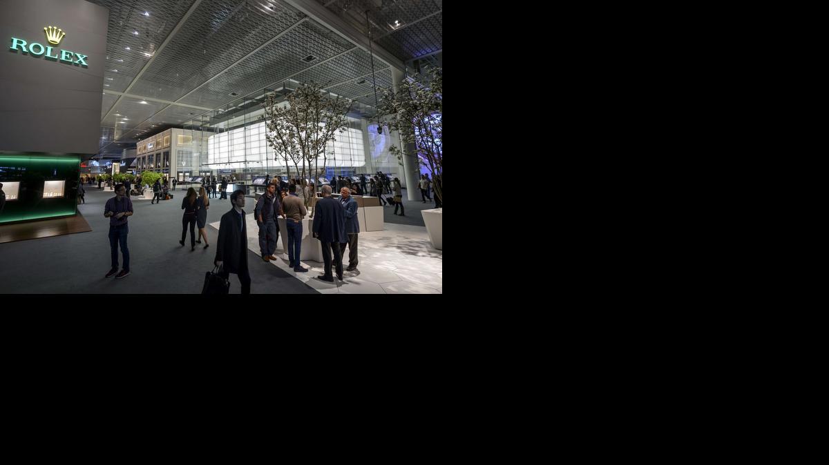 
Vista del Salón Internacional de Relojería y Joyería Baselworld, que se celebra en la ciudad de Basilea, Suiza, desde el 19 al 26 de marzo.


