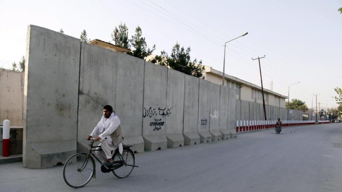 Fotografía de archivo fechada el 8 de agosto de 2016 que muestra una vista general de la Universidad Americana de Afganistán (AUAF) en Kabul, Afganistán.