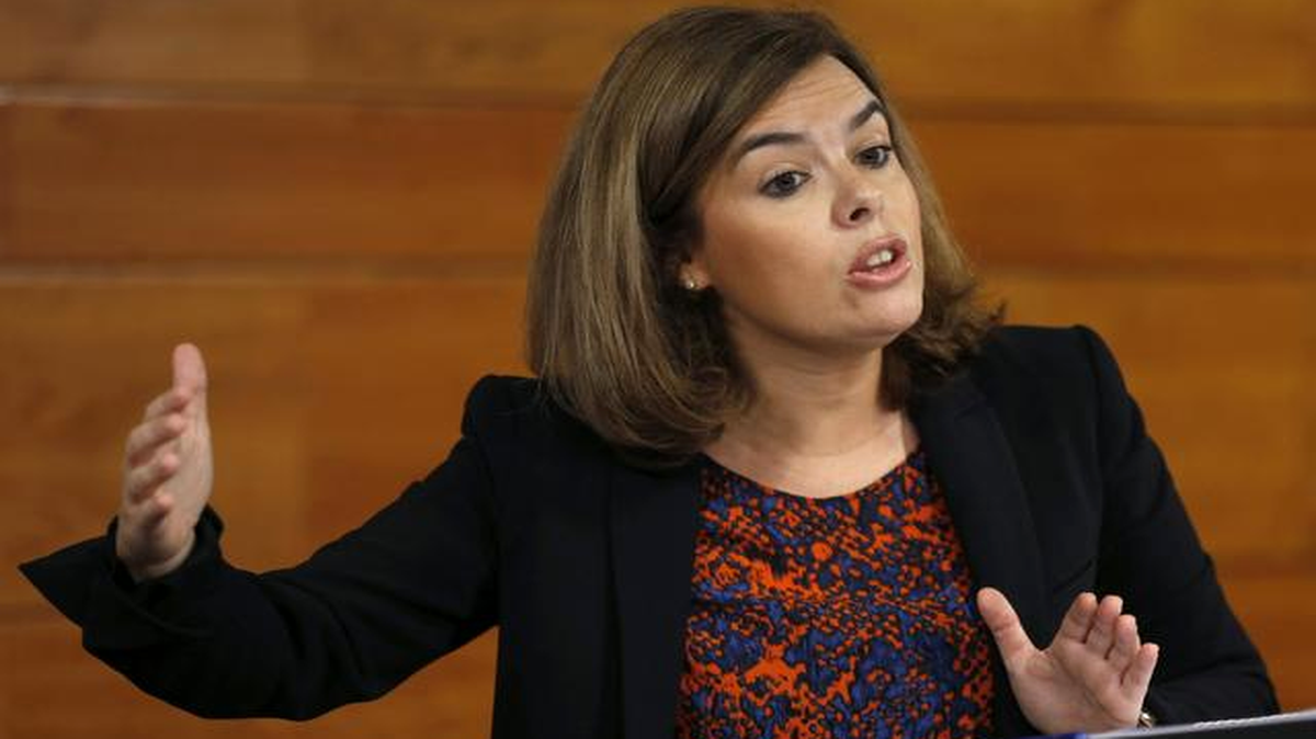 
Soraya Sáenz de Santamaría, vicepresidenta del Gobierno español. 
