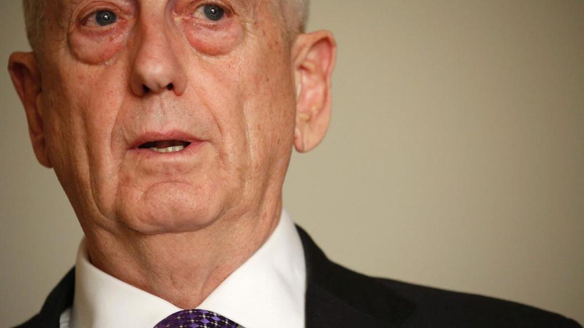 El secretario de Defensa de EEUU, James Mattis.