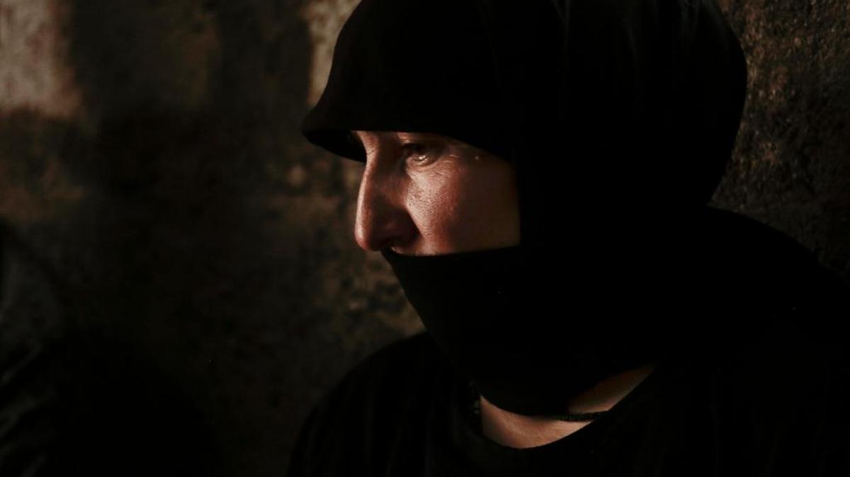 Nuri Murat, una yazidi, en el campamento Kankhe para los desplazados en Dahuk, al norte de Irak. Cuando el EI arrasó su pueblo, mataron a su esposo y raptaron a su hija Nazdar.