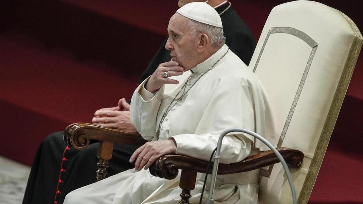 El papa Francisco preside su tradicional audiencia general en la sala Nervi, en el Vaticano, el 12 de diciembre de 2018.