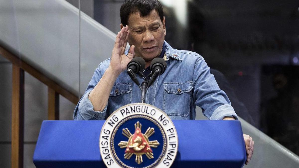 El presidente de Filipinas, Rodrigo Duterte.