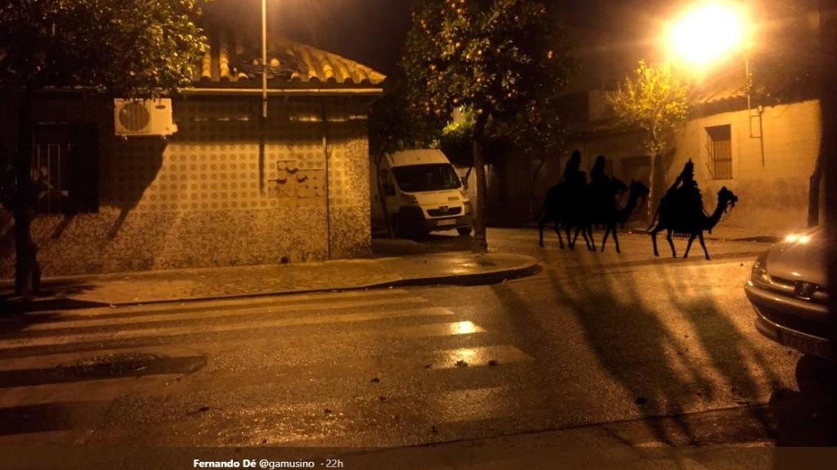 Este fue uno de los montajes de los Reyes Magos que realizó el tuitero Fernando Dé.