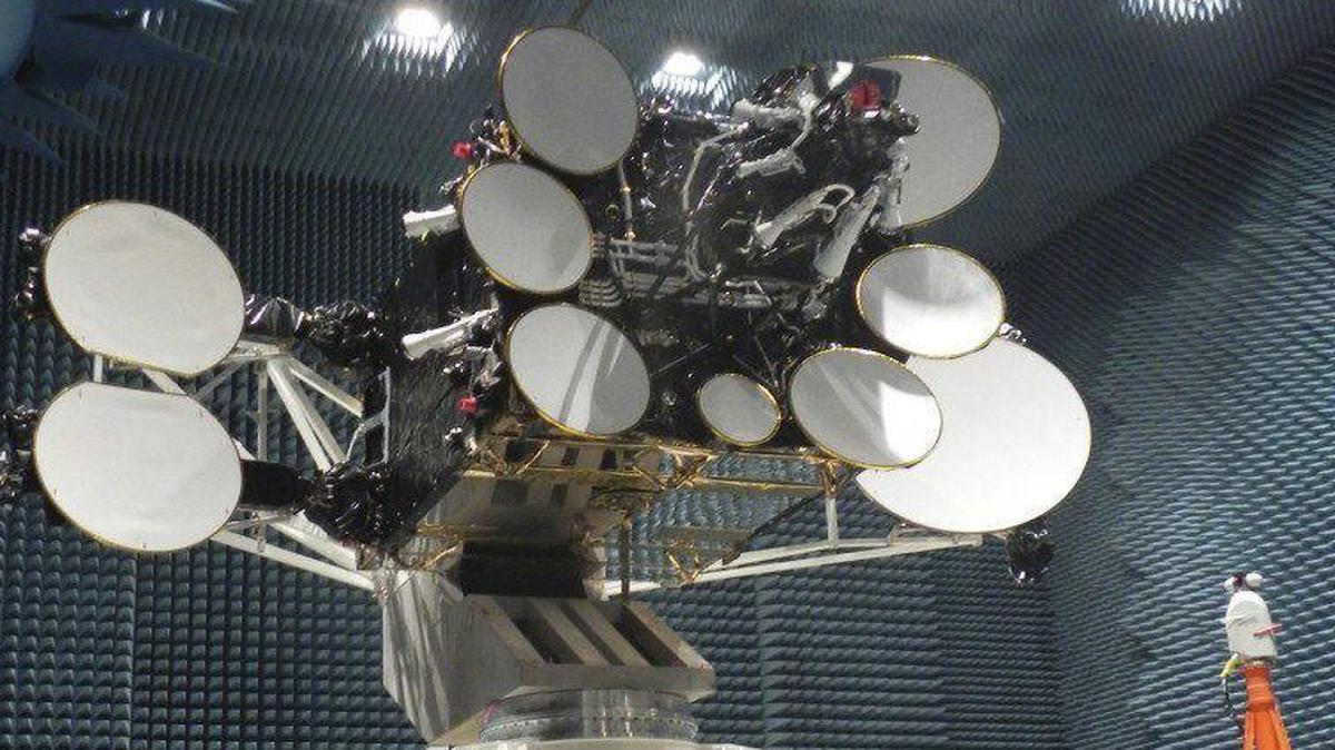 
Nanosatélite de comnunicaciones AMOS 4, versátil, de bajo coste y pequeño tamaño, fabricado por Israel.
