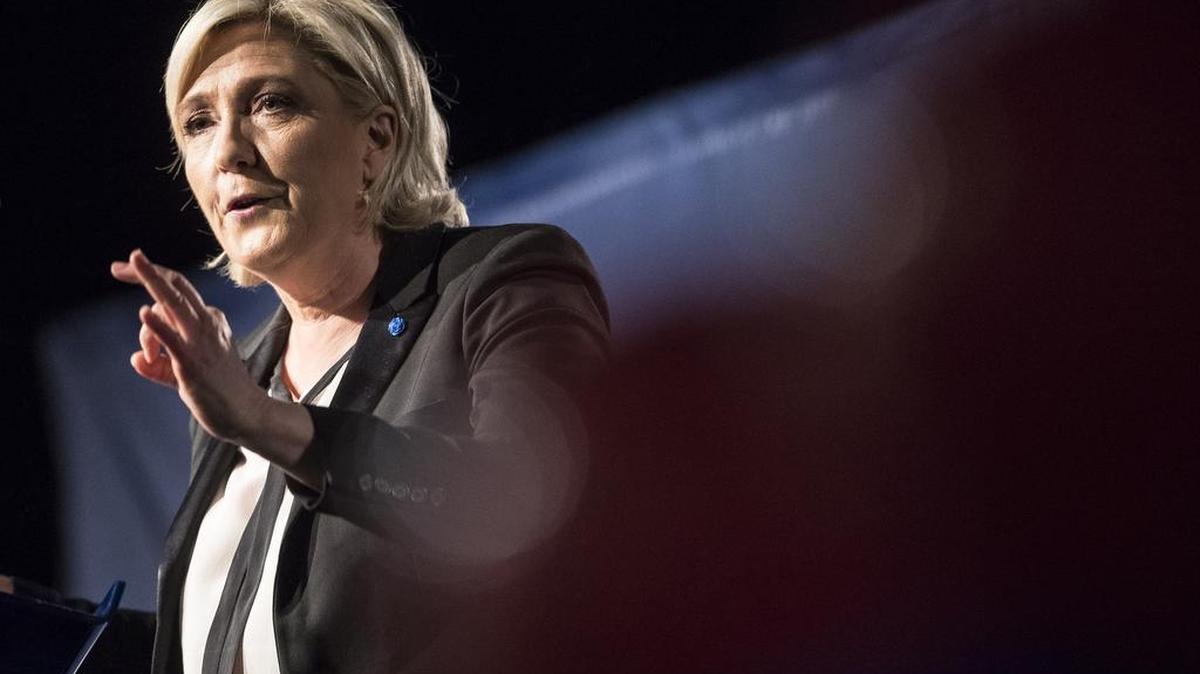 Candidata presidencial francesa Marine Le Pen.