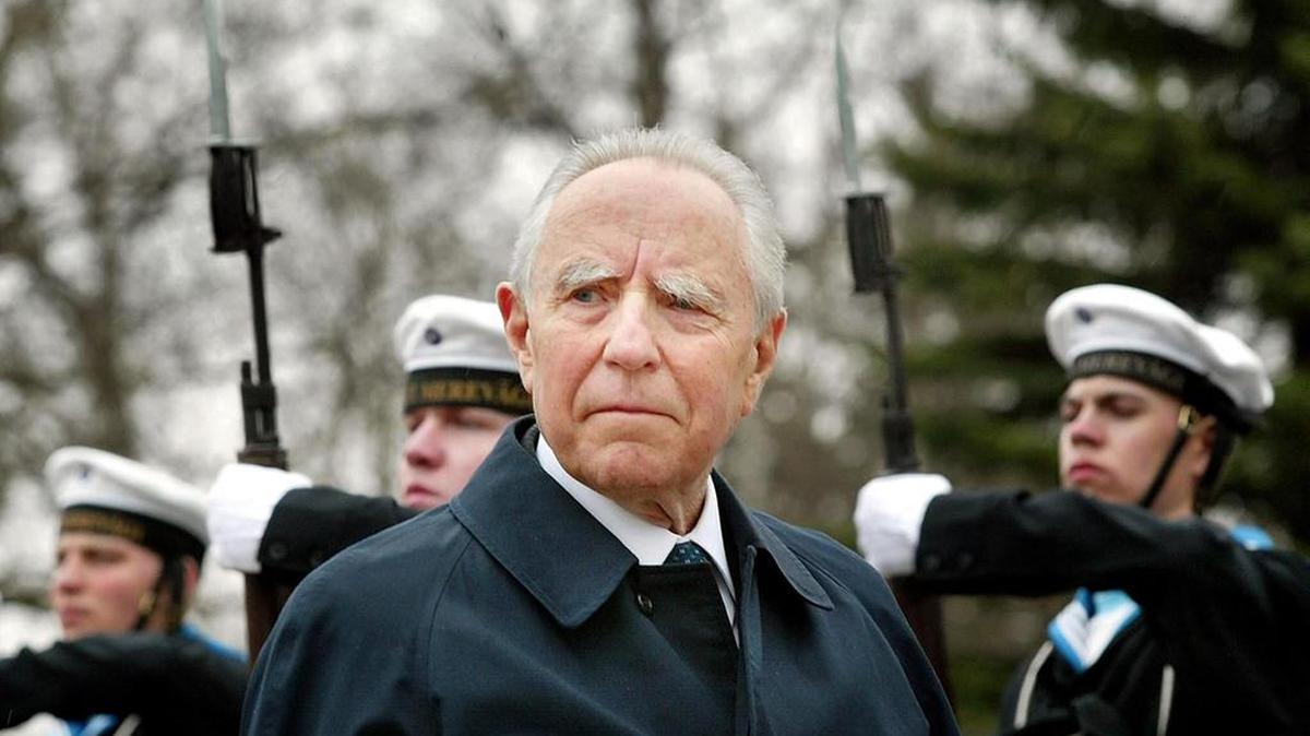 El ex presidente italiano Carlo Azeglio Ciampi en una foto de archivo del 2004.