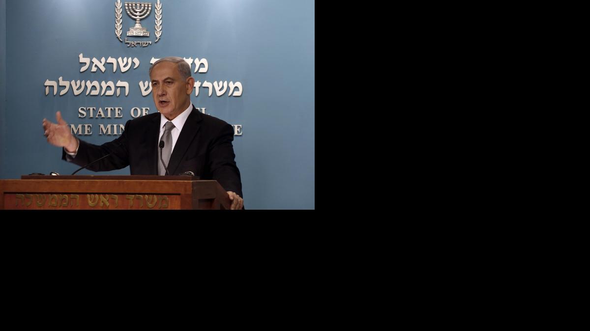 
El primer ministro israelí, Benjamín Netanyahu durante una rueda de prensa celebrada en Jerusalén, Israel, el 2 de diciembre, en la que anunció elecciones anticipadas tras destituir a los ministros de Justicia y de Finanzas.
