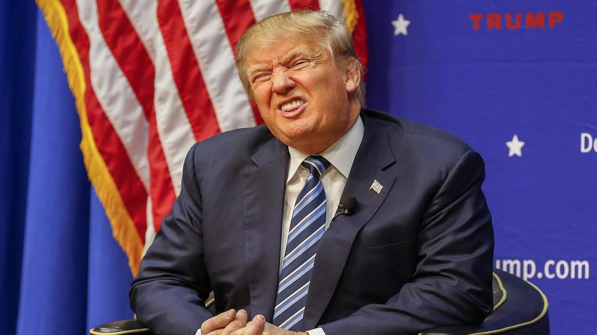 El aspirante a la candidatura republicana a la Casa Blanca, Donald Trump, durante un acto de campaña en la Universidad de Wofford en Spartanburg, Carolina del Sur, el viernes 20 de noviembre 2015. Las primarias de Carolina del Sur tendrán lugar el 20 de febrero de 2016.