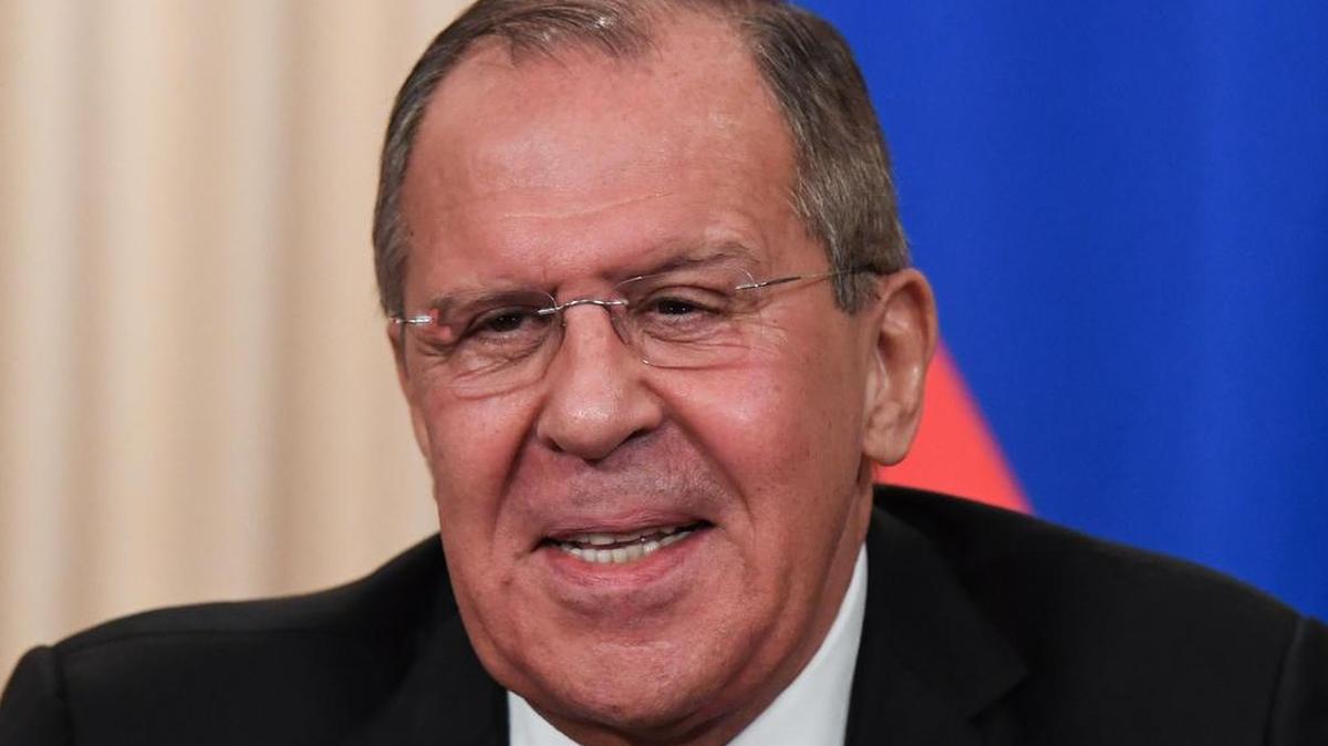 El ministro de Asuntos Exteriores de Rusia, Sergei Lavrov durante una conferencia de prensa en Moscú el 22 de diciembre de 2017