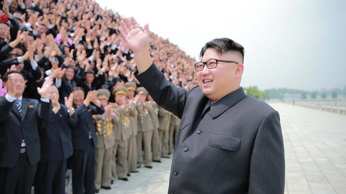 El líder supremo de Corea del Norte, Kim Jong Un.  