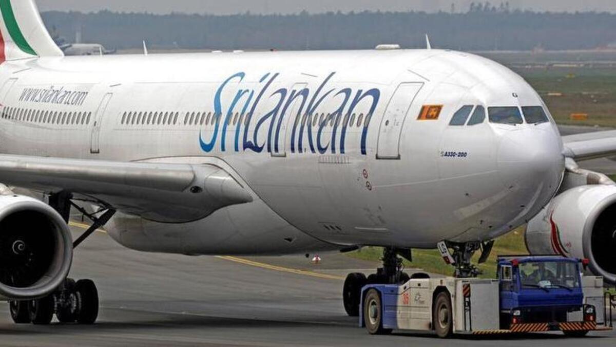 Foto de archivo de un avión de la aerolínea SriLankan.