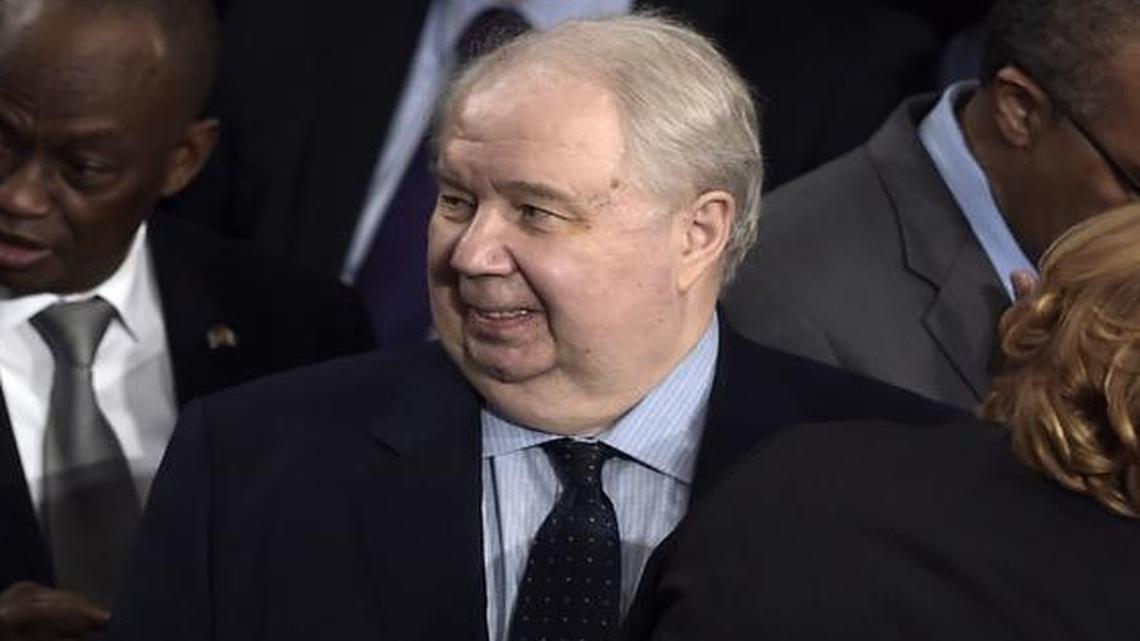 Esta foto de archivo tomada el 28 de febrero de 2017 muestra al Embajador de Rusia ante los Estados Unidos Sergey Kislyak.