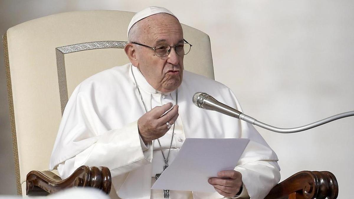 El papa Francisco preside la audiencia general de los miércoles en la plaza de San Pedro en el Vaticano el 21 de noviembre de 2018.