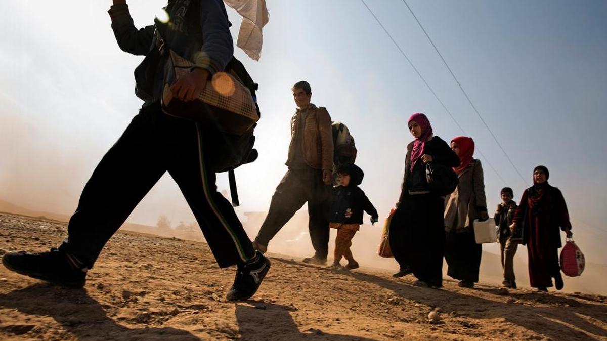 Naciones Unidas dijo el miércoles que el número de desplazados por los combates en la ciudad iraquí de Mosul aumentó en más de 2,500 desde el martes.