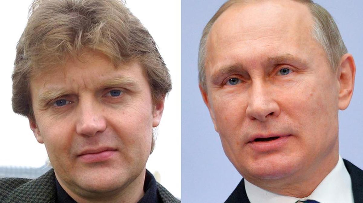 El ex espía ruso Alexander Litvinenko (izquierda) y el presidente ruso, Vladimir Putin.
