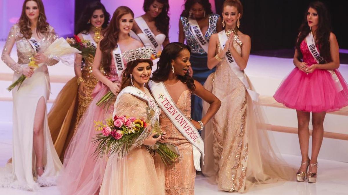 La representante de India, Srishti Kaur, es coronada como Miss Teen Universe 2017 el martes 25 de abril, en Managua.